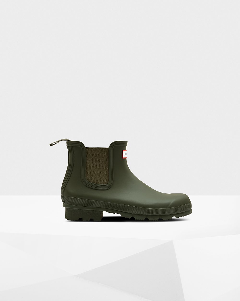 Botas Chelsea Hunter Hombre - Original - Verde Oscuro Oliva - YJUIGMS-60